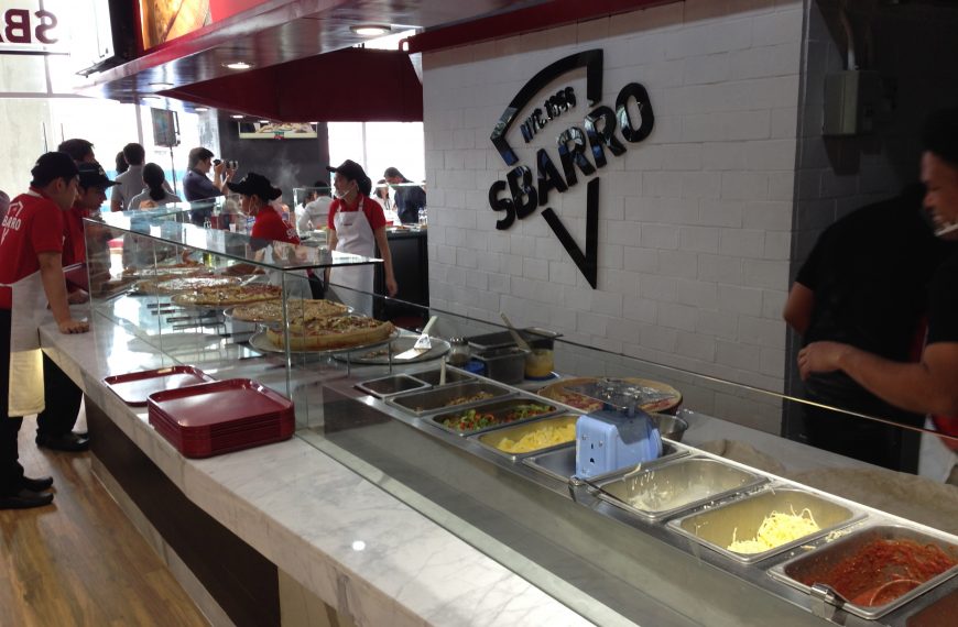 Sbarro Restaurant Commercial Projects Buffet